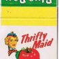 VINTAGE DIAMOND Matchbook Thrifty Maid Catsup Blue Bay Tuna Diamond Match