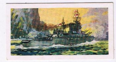 Trading Card Naval Battles #19 HMS Warspite At Narvik Sweetule