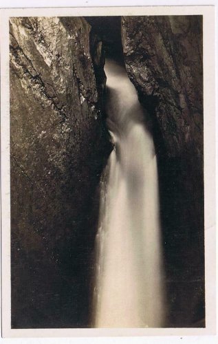 Switzerland Postcard RPPC Tr&Atilde;&frac14;mmelbach Falls Fourth
