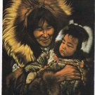 Art Postcard Little Children Of The North Miguel Grandmother & Child