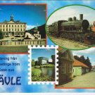 Sweden Postcard Gaule Radhuset Jarnvagsmuseet Konserthuset Gamla Gaule Multi
