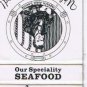 Matchbook Cover Captain John's Harbour Boat Seafood Restaurant Toronto Ontario