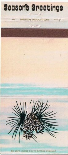 Matchbook Cover Season's Greetings Larry & Bobbie Marks