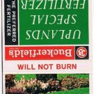 Matchbook Cover Buckerfield's Uplands Special Fertilizer