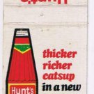 Matchbook Cover Hunt's Tomato Catsup Hearty Hero Recipe