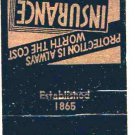 Matchbook Cover New Castle PA H G Miller & Son Agency Insurance