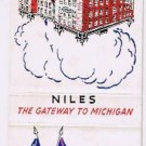 Matchbook Cover Niles MI Four Flags Hotel