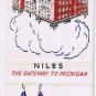 Matchbook Cover Niles MI Four Flags Hotel