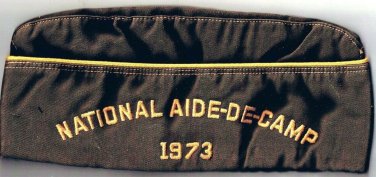 Veterans of Foreign Wars Hat Cap National Aide de Camp Florida 1973