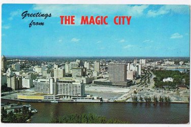 Florida Postcard Miami The Magic City Biscayne Boulevard