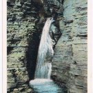 Watkins Glen New York Postcard Entrance Cascade Curteich A-52131 1913