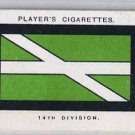 John Player Army Corps Divisional Signs 19 14th Light Cigarette Card