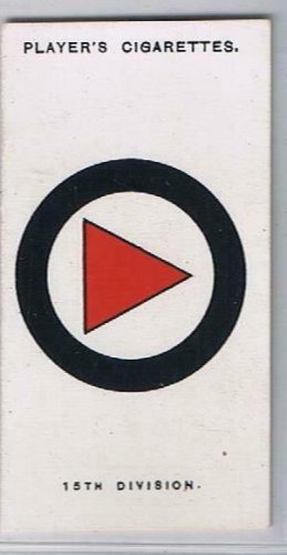 John Player Army Corps Divisional Signs 32 15th Scottish Cigarette Card
