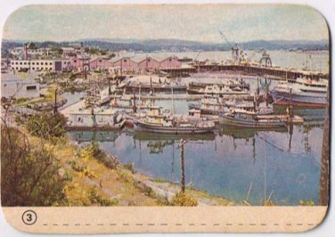1961 Salada Tea Historic Canada Picture Contest #3 Marina