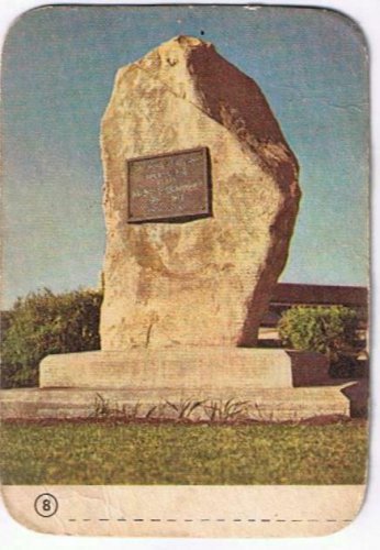 1961 Salada Tea Historic Canada Picture Contest #8 Obelisk