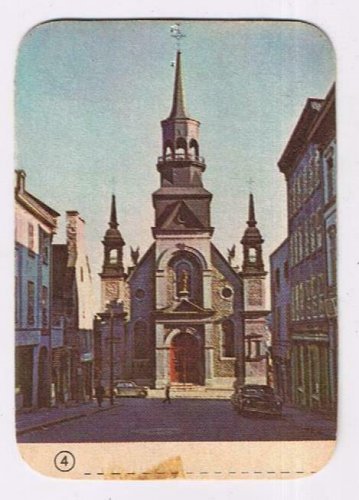 1961 Salada Tea Historic Canada Picture Contest #4 Church