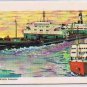 Brooke Bond Red Rose Tea Cards The Arctic #18 Manhattan Supertanker Voyage