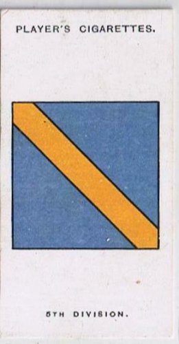 John Player Army Corps Divisional Signs 21 5th Regular Cigarette Card