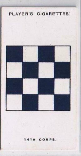 John Player Army Corps Divisional Signs 22 14th Regular Cigarette Card
