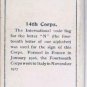 John Player Army Corps Divisional Signs 22 14th Regular Cigarette Card