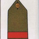 John Player Army Corps Divisional Signs 23 28th Regular Cigarette Card