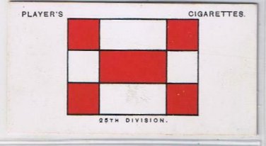John Player Army Corps Divisional Signs 10 25th Cigarette Card