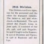 John Player Army Corps Divisional Signs 10 25th Cigarette Card