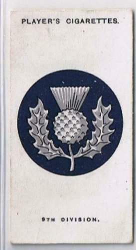 John Player Army Corps Divisional Signs 26 9th Cigarette Card