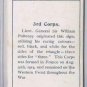 John Player Army Corps Divisional Signs 18 3rd Corps Cigarette Card