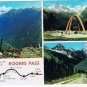 British Columbia Postcard Driving Rogers Pass Canadian Rockies Multi View