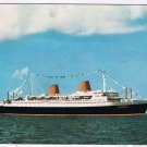 Postcard MS Europa Norddeutscher Lloyd Bremen Shipboard Cancel 30.9.68