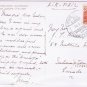 Postcard MS Europa Norddeutscher Lloyd Bremen Shipboard Cancel 30.9.68