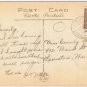 Postcard Monument Memorial des Soldats Soldiers Monument Sherbrooke Quebec
