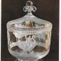 New York Postcard Corning Glass Center Steuben Glass Merry Go Round Bowl