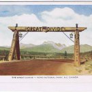 British Columbia BC Folkard Postcard Great Divide Yoho National Park