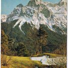 Germany Postcard Im Karwendel Mountains Trees Snow