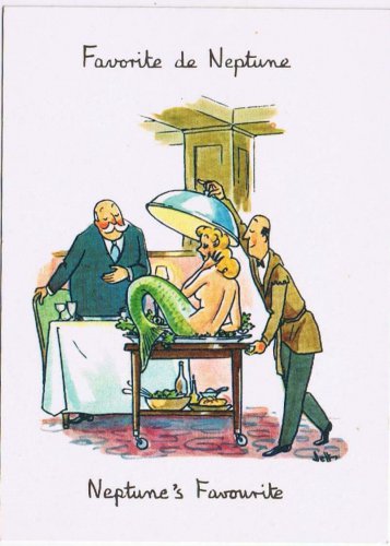 Quebec Postcard Beaver Club Neptune's Favorite Restaurants Place Ville Marie