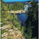Ontario Postcard Burks Falls Halcyon Shore Cottages Pickeral Lake