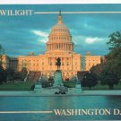 District Of Columbia DC Postcard Washington The Capitol At Twilight