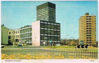 United Kingdom UK Postcard Sheffield University