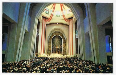 Quebec Laminated Postcard RPPC St Joseph's Oratory Basilica