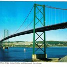 Nova Scotia Postcard Halifax Dartmouth Murray McKay Bridge Boats