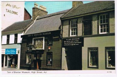 United Kingdom UK Postcard Ayr High Street Tam O'Shanter Museum