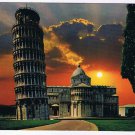 Italy Postcard Pisa Sunset On Piazza dei Miracoli
