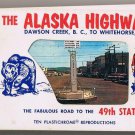 Souvenir Photo Booklet Alaska Highway Dawson Creek To Whitehorse 10 Views