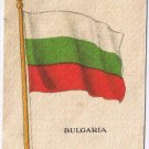 Bulgaria Flag Kensitas Cigarettes Silk Trade Card