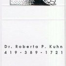 Matchbook Cover Dr Roberta Kuhn Foundation Park Chiropractic Toledo Ohio