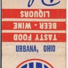 Matchbook Cover Palm Grill's Urbana Ohio