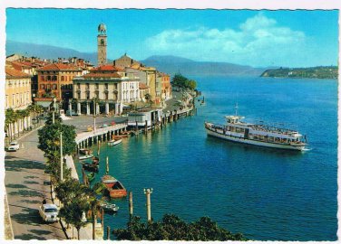 Italy Postcard Garda Lake Salo General View