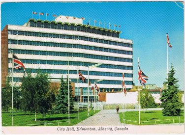Postcard City Hall Edmonton Alberta